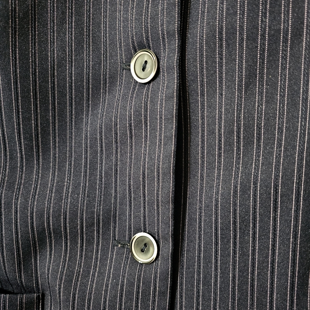 Dressbarn Pinstripe Suit Jacket - Size 14 - Picture 6 of 14